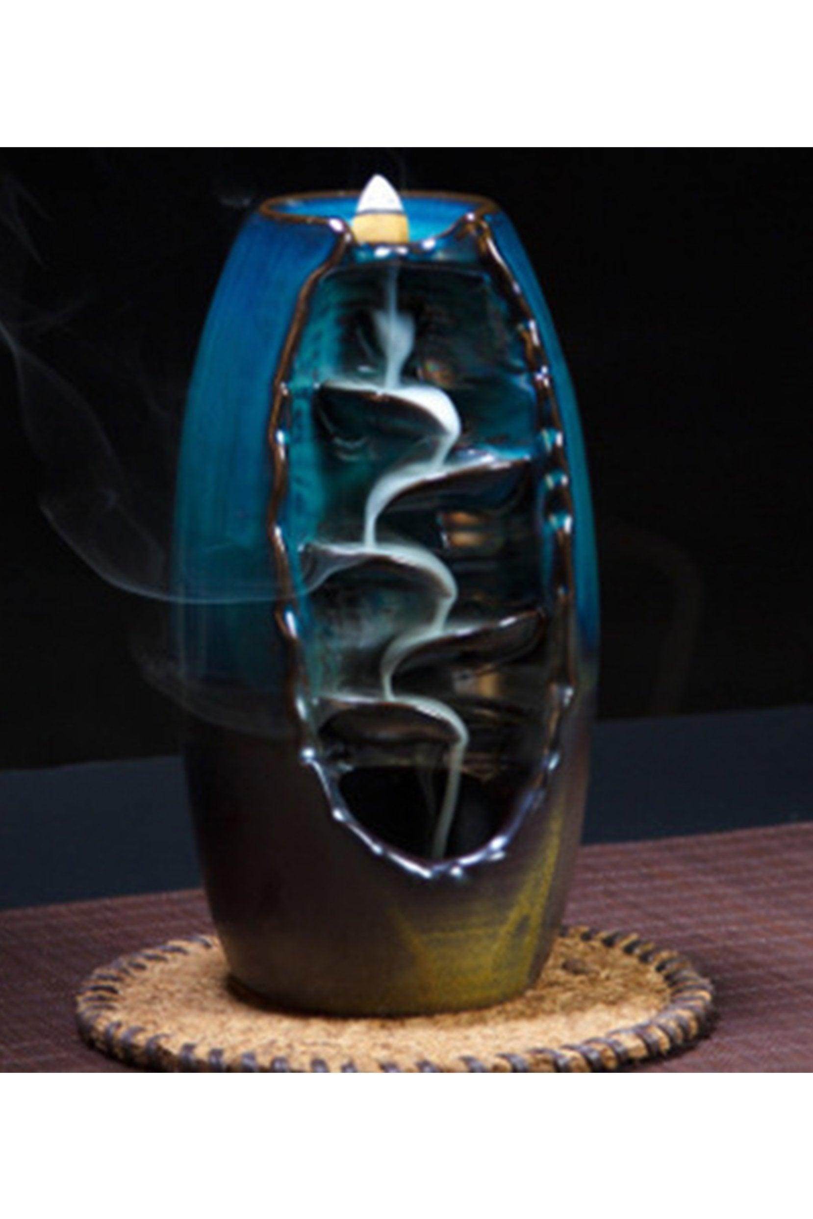 Mountain Waterfall Handicrafted Incense Holder CGF0201 (Set of 1 pcs) - COCOMELODY